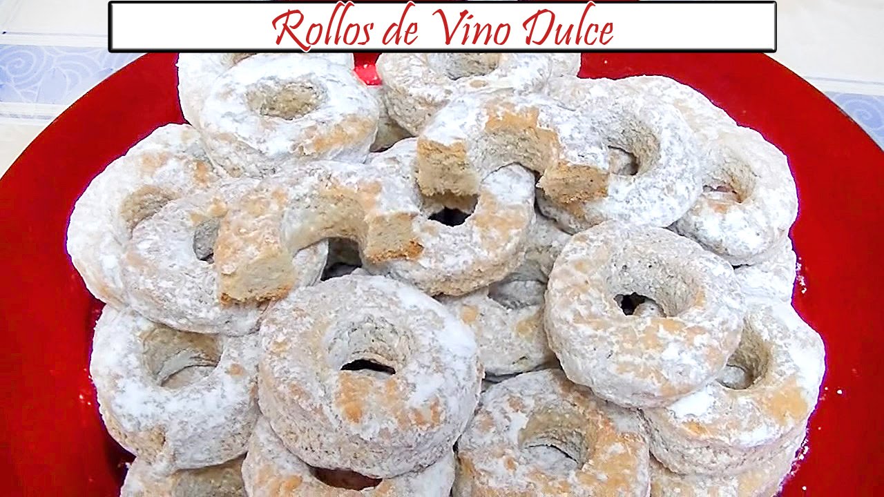 Rollos de Vino Dulce | Receta de Cocina en Familia
