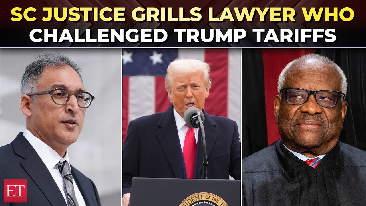 ‘It’s simply common sense!’: Justice Thomas grills Dem lawyer in SC clash over Trump tariff legality