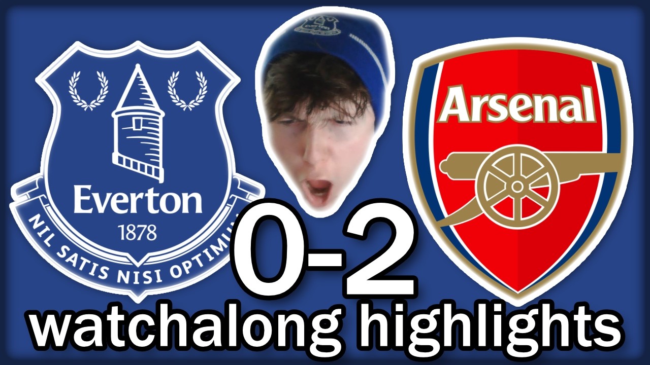 EVERTON 0-2 ARSENAL | Watchalong Highlights