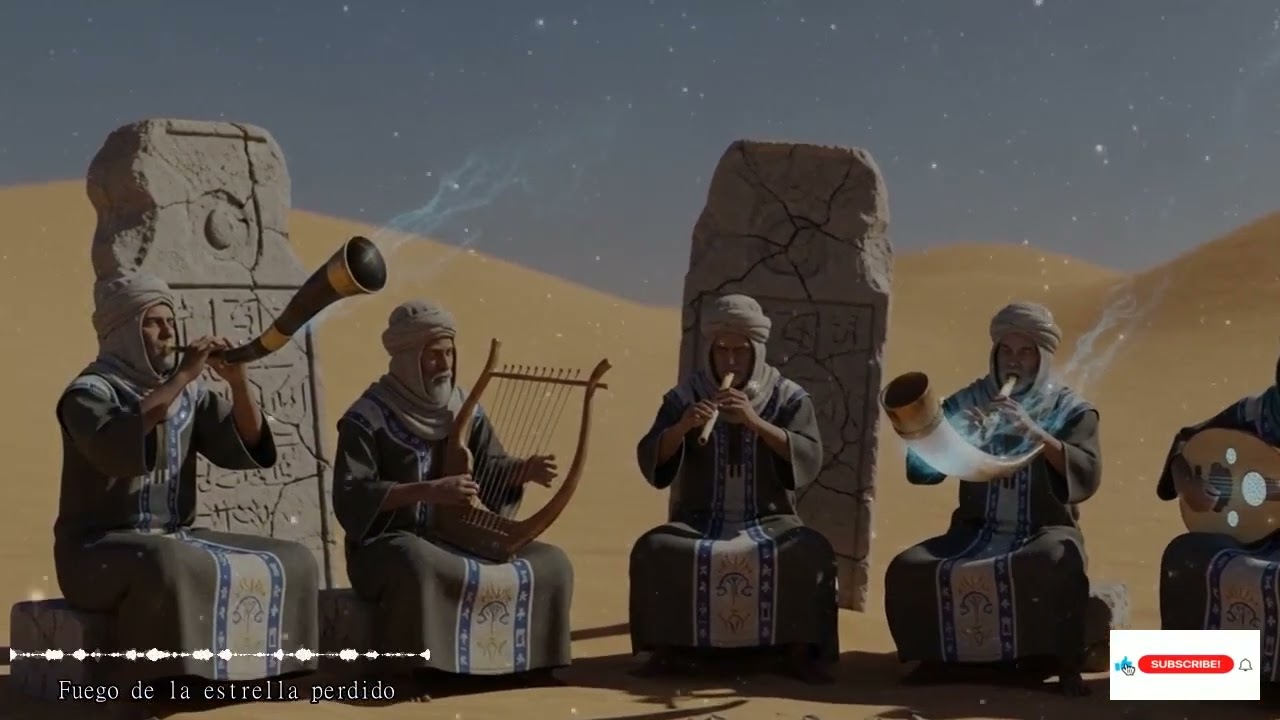 Fuego Celestial En Jerusalén Con Cánticos Hebreos, Shofar E Instrumentos Del Templo Frente A Adonai