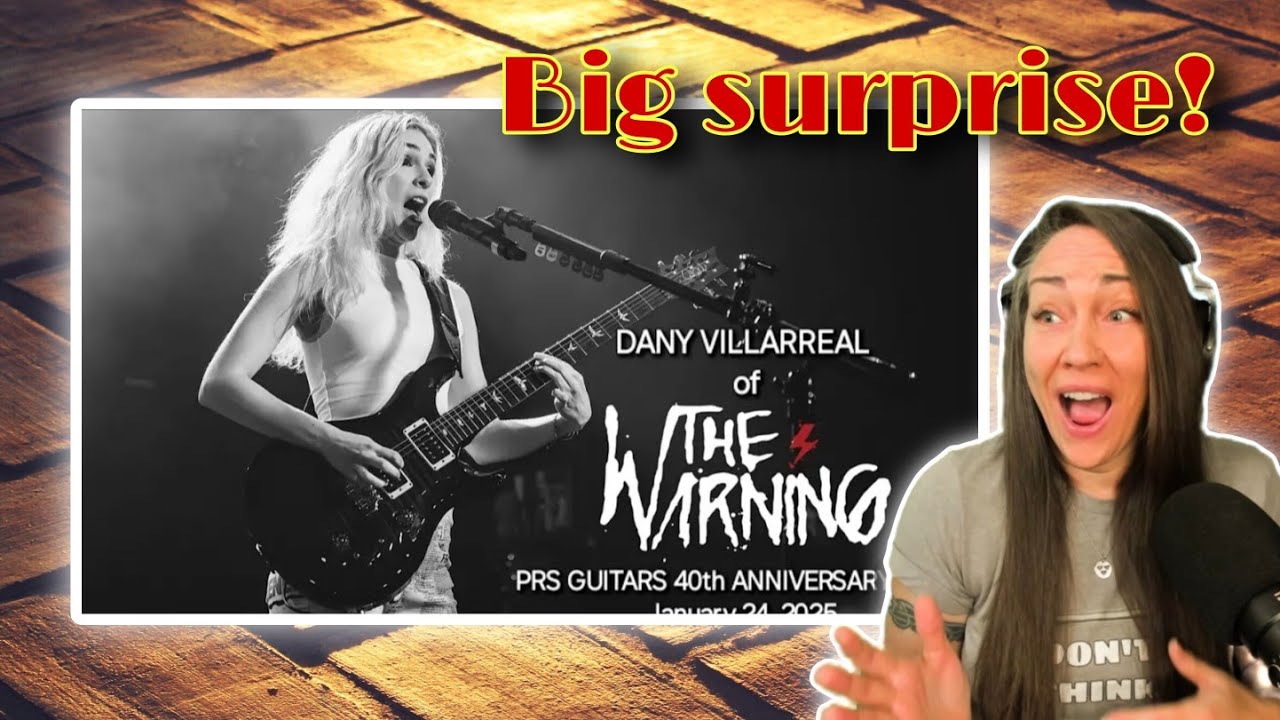 Black Sabbath И AC/DC?! Дэни Вильярреал из THE WARNING || Шоу в честь 40-летия PRS | Реакция