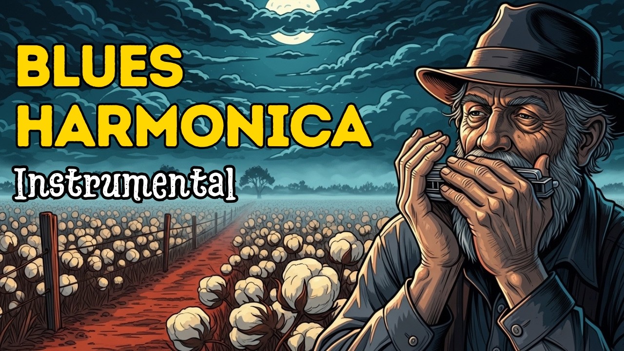 Harmonica Blues Instrumental | Mississippi Delta Roots (No Vocals) | Vol 11
