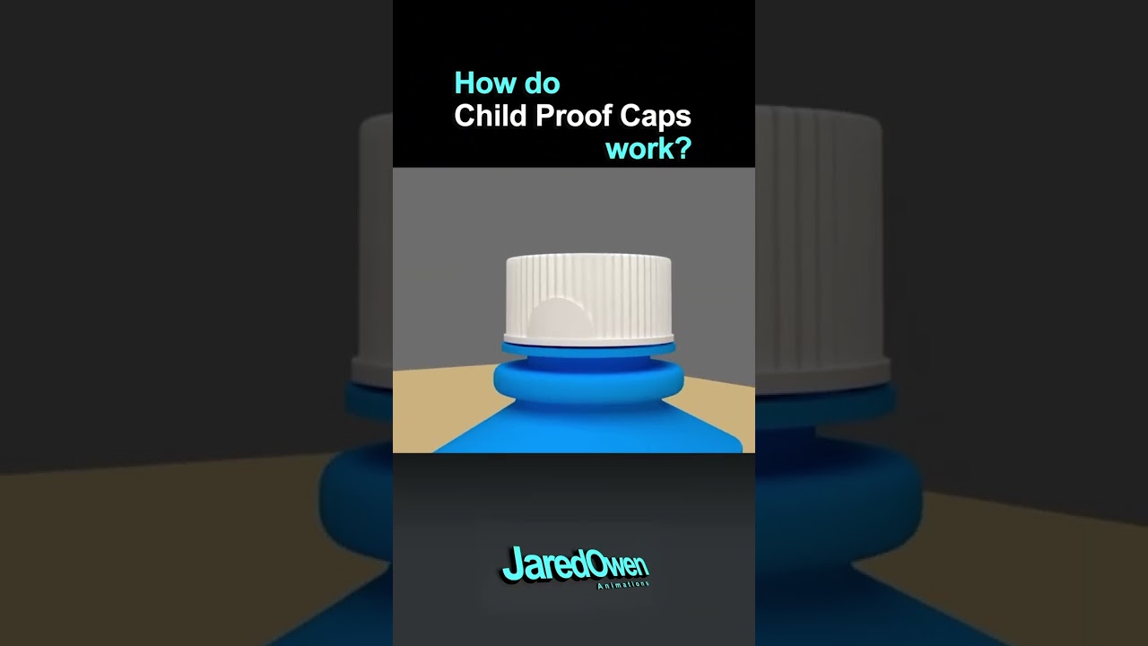 Types of child proof caps 💊