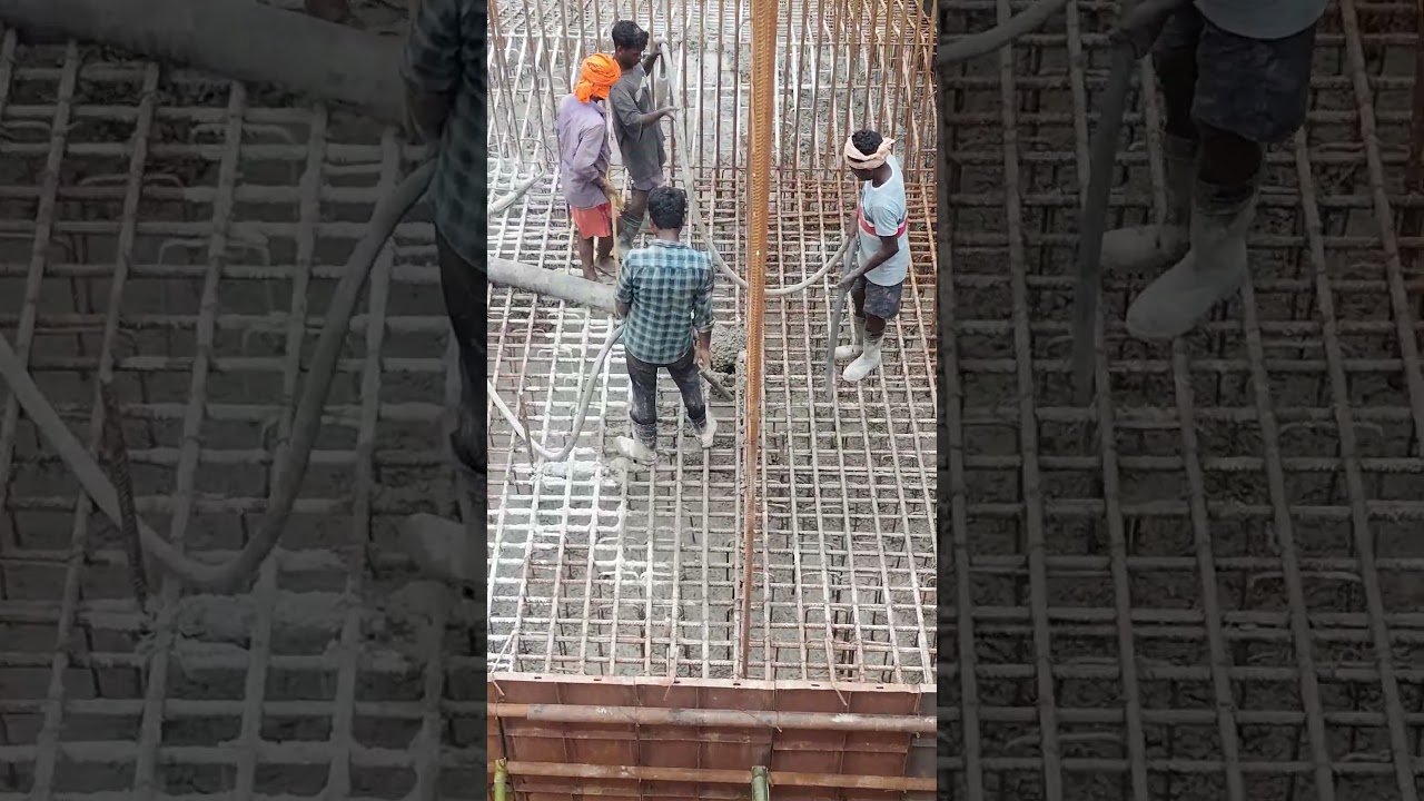 Bridge Open foundation casting #shorts #bridgefoundation #bridge