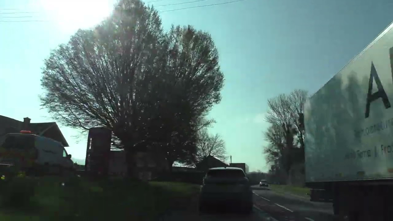 Driving From Worcester To Crowcroft, Leigh Sinton, Worcestershire, England  4th March 2026