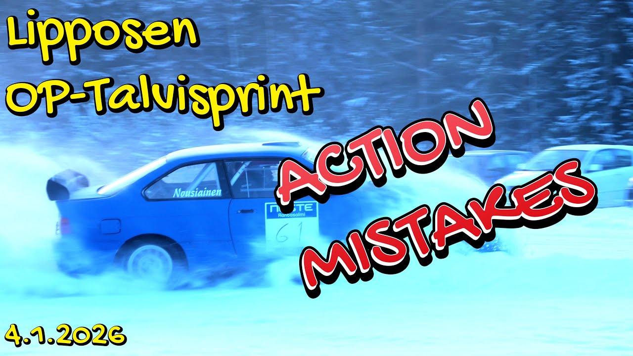Lipposen OP-Talvirallisprint 2026, ACTION, MISTAKES