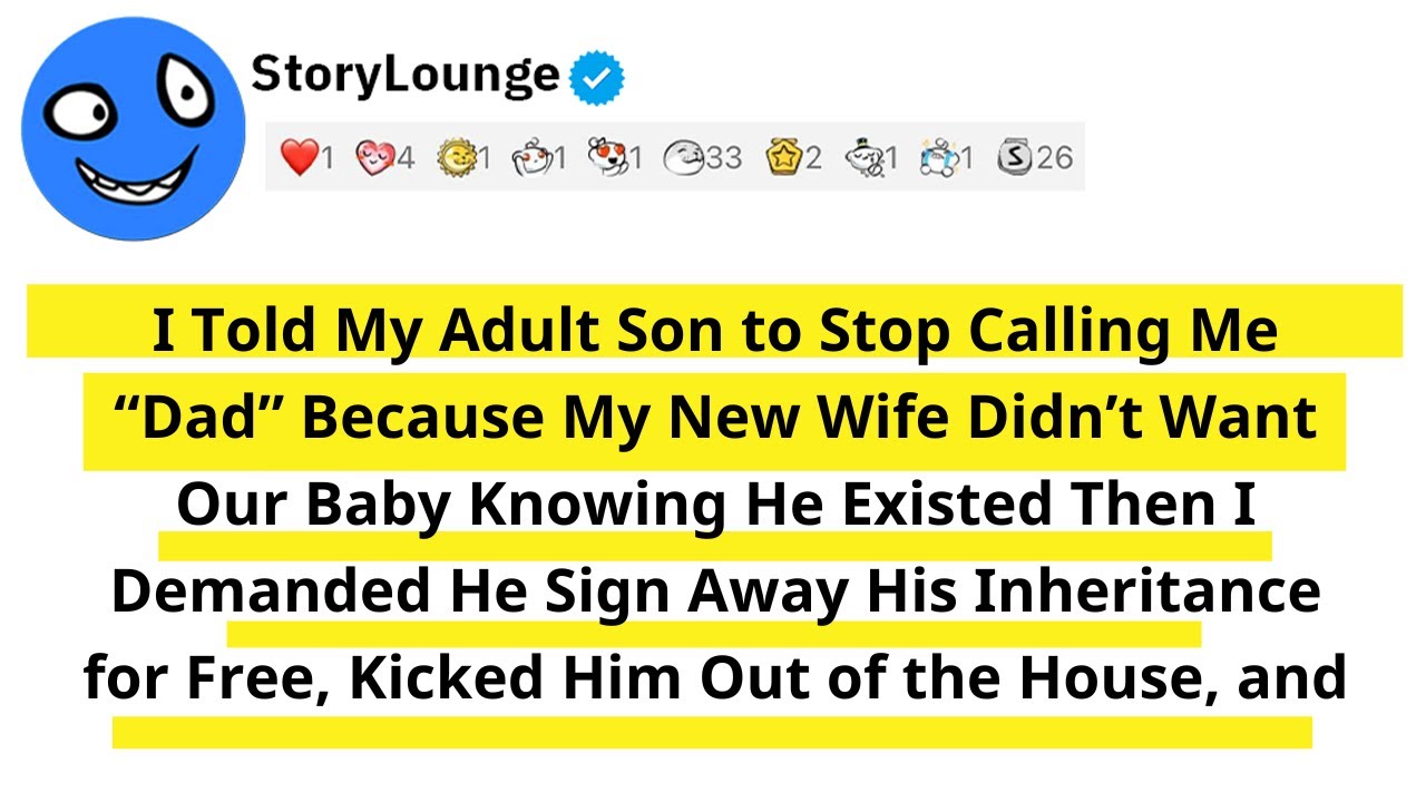 I Told My Adult Son to Stop Calling Me “Dad” Because My New Wife Didn’t Want Our Baby Knowing He...