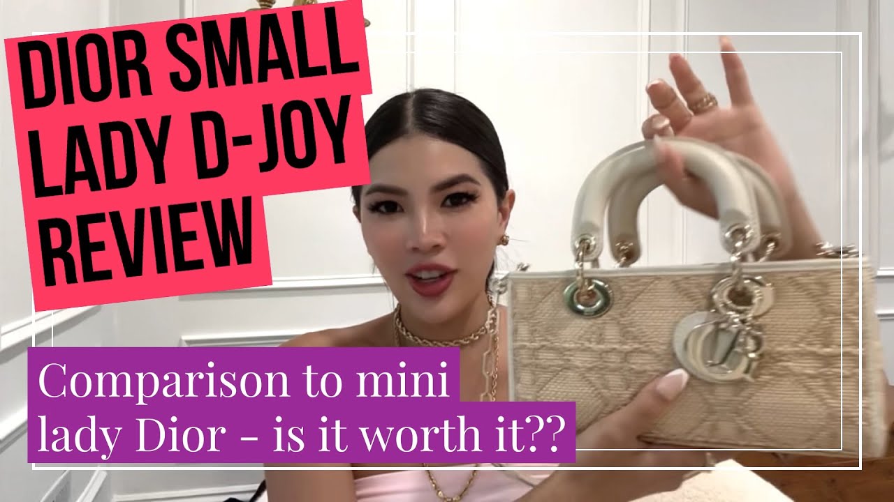 What I got on my honeymoon! - Dior Lady D-Joy Small Handbag Review Comparison to Mini Lady Dior
