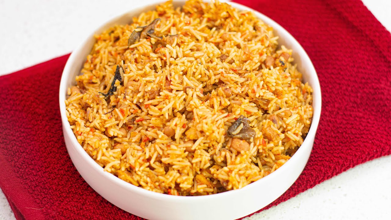 Rice and Beans Recipe | Deluxe Rice & Beans | The Best Jollof Rice and Beans