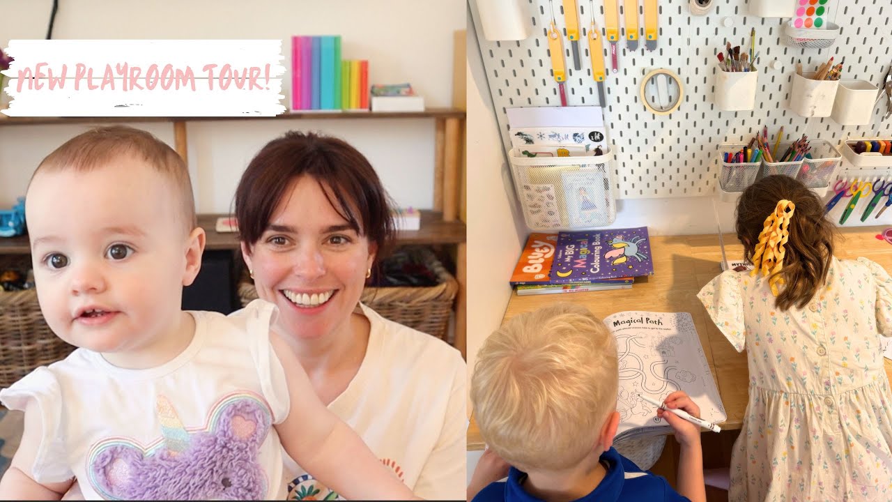 Our Playroom Tour | Simple Toy Organisation for Creative & Independent Play! 🌈 🧸🖍️