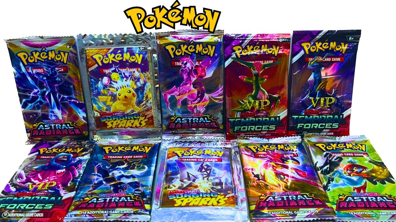 OPENING THE VARIETIES OF POKEMON BOOSTER PACKS | VARIETIES OF POKEMON BOOSTER PACKS #pokemon #yt