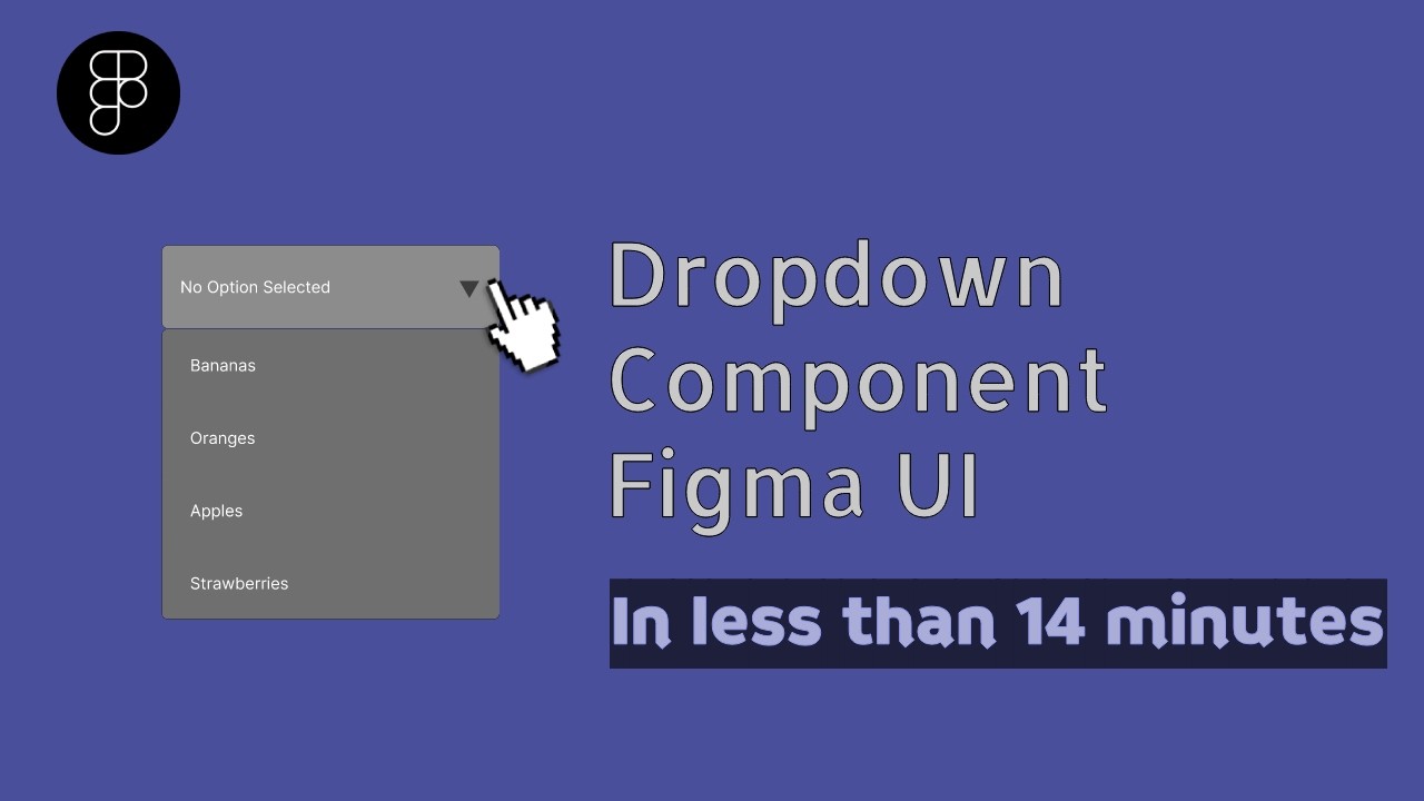 How to Create an Interactive Dropdown in Figma (Components & Variants) – Tutorial