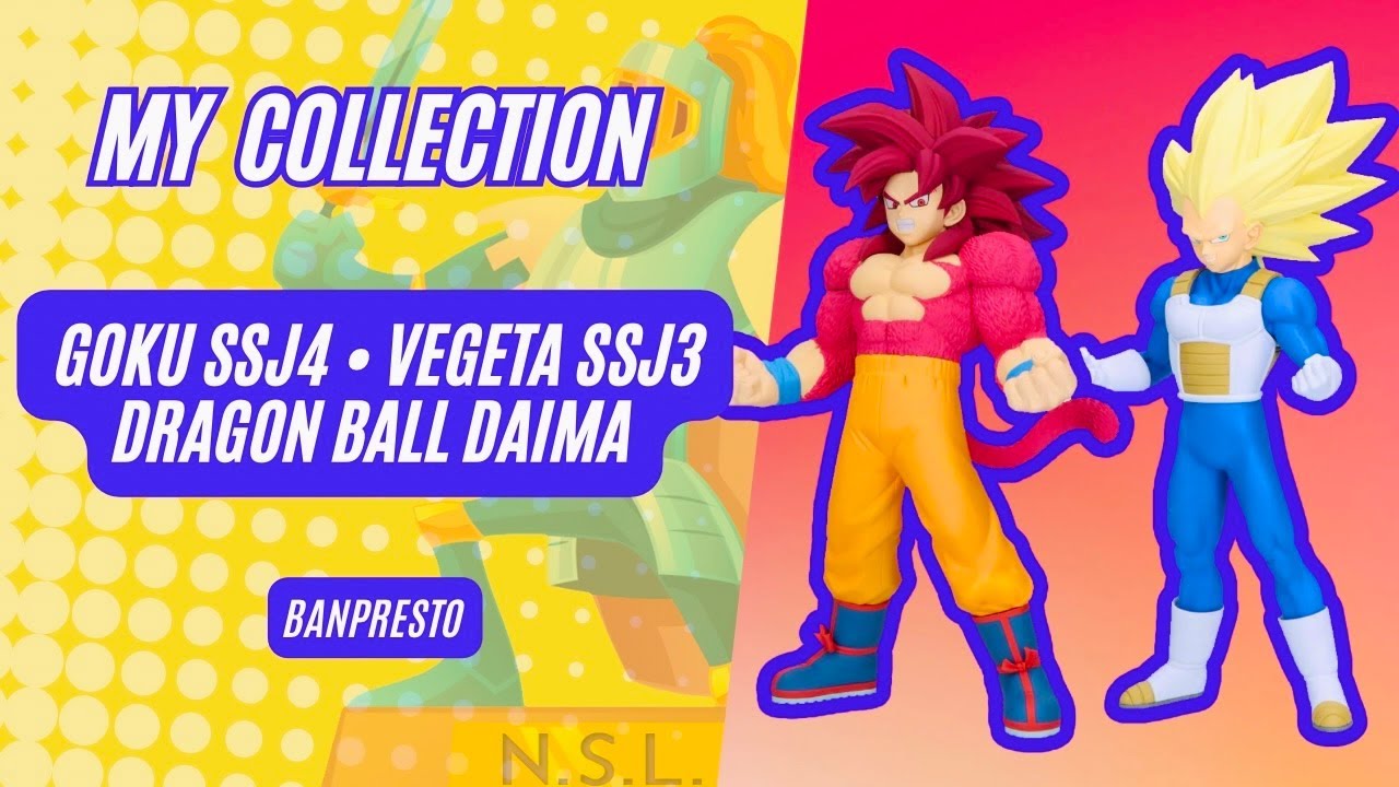 Goku SSJ4 e Vegeta SSJ3 • Dragon Ball Daima • My Collection