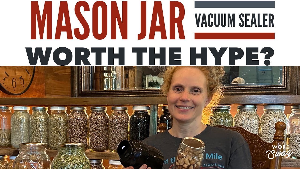 Вакуумный упаковщик для банок Mason Jar для длительного хранения продуктов питания #masonjar #vac...