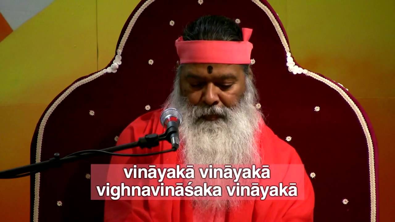 Vinayaka Vinayaka bhajan by Sri Ganapathy Sachchidananda Swamiji