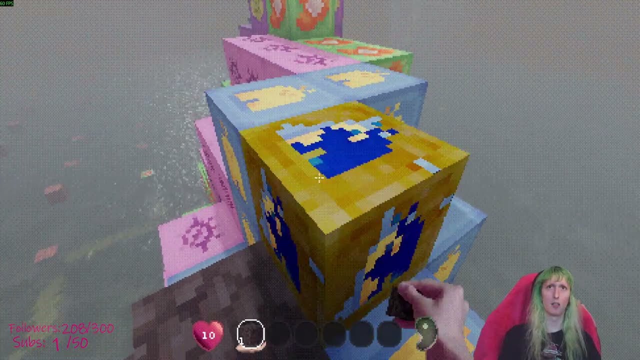 StellarGwynn plays Lucid Blocks #1 Hylics Minecraft walking sim