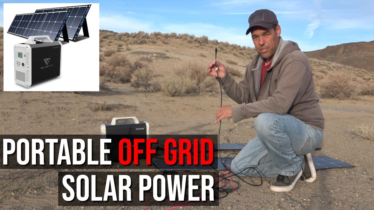 Portable Off Grid Solar Power - Bluetti EB 150 Product Review