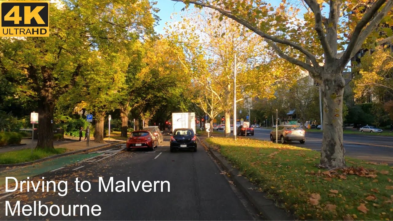 Driving Arts Centre to Malvern | Melbourne Australia | 4K UHD