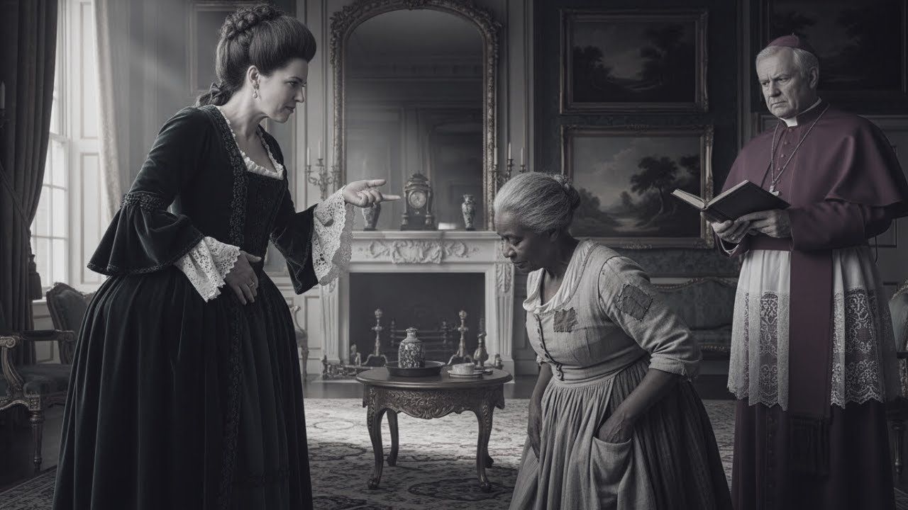 LA BARONNE A HUMILIÉ L'ESCLAVE DE 90 ANS DEVANT L'ÉVÊQUE — Elle portait LA PREUVE dans sa poche...