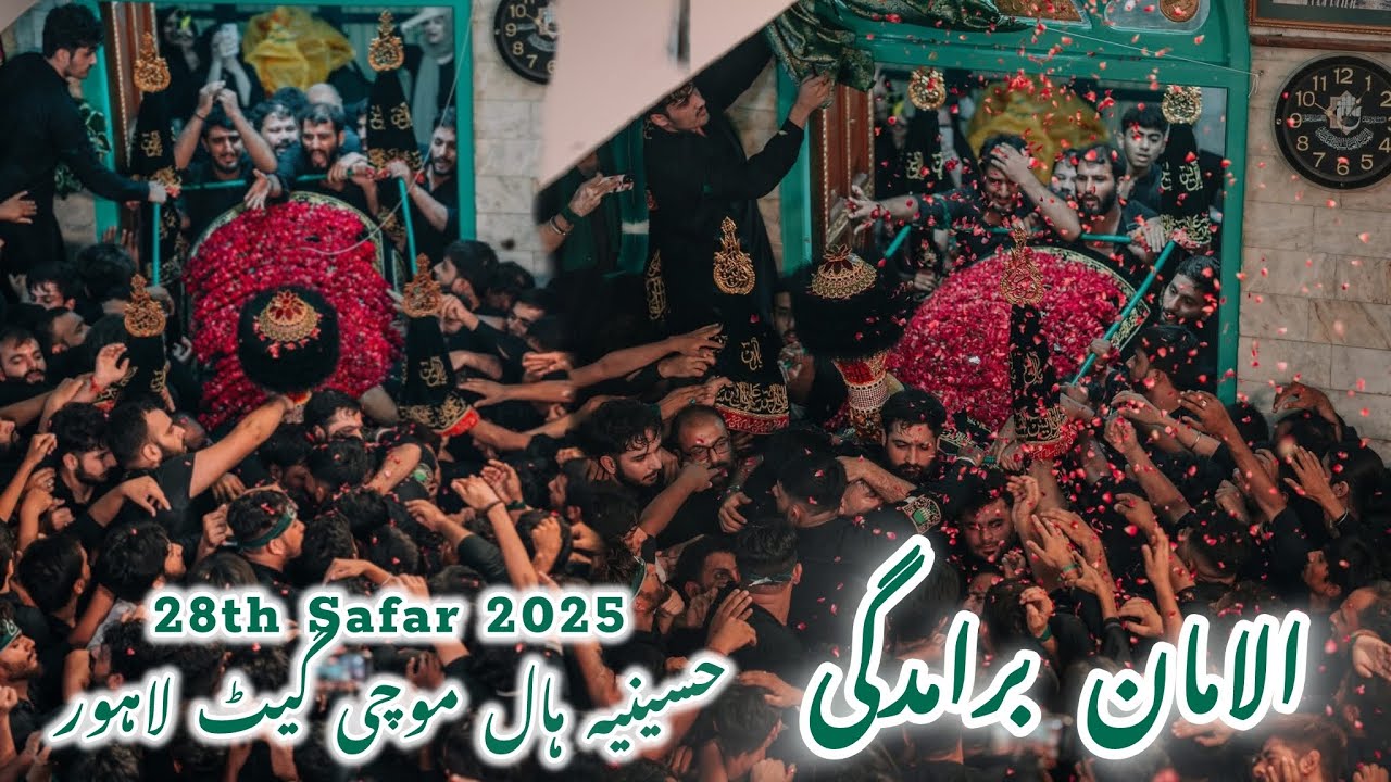 28 safar mochi gate 2025  baramdagi taboot imam hassan a.s | Hussainia hall mochi gate lahore |