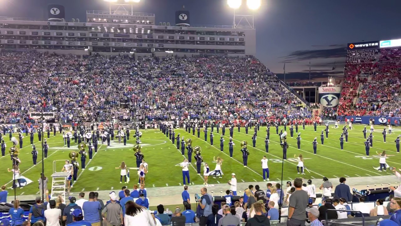 BYU Marching Band Intro to start the season