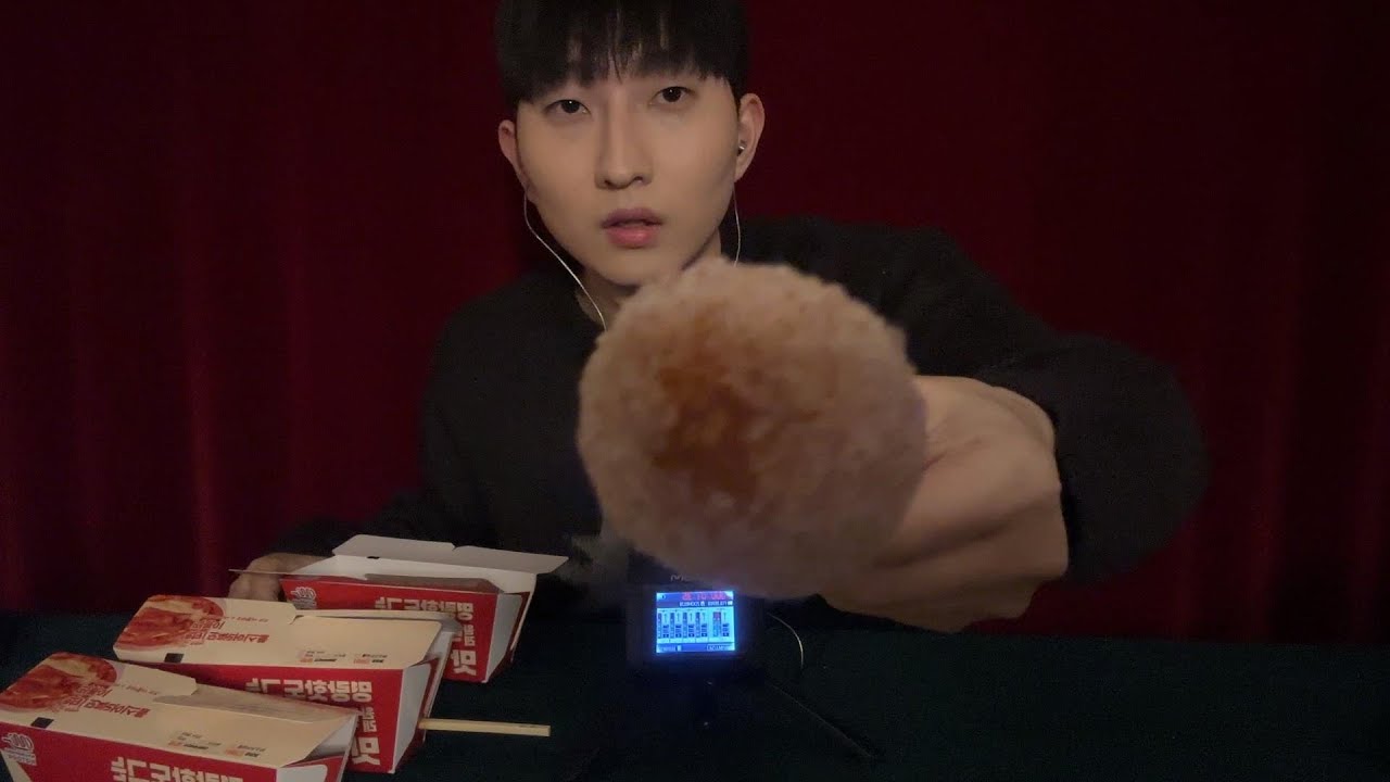 ASMR_명랑 핫도그 이팅사운드 CORN DOG EATING SOUND MUKBANG