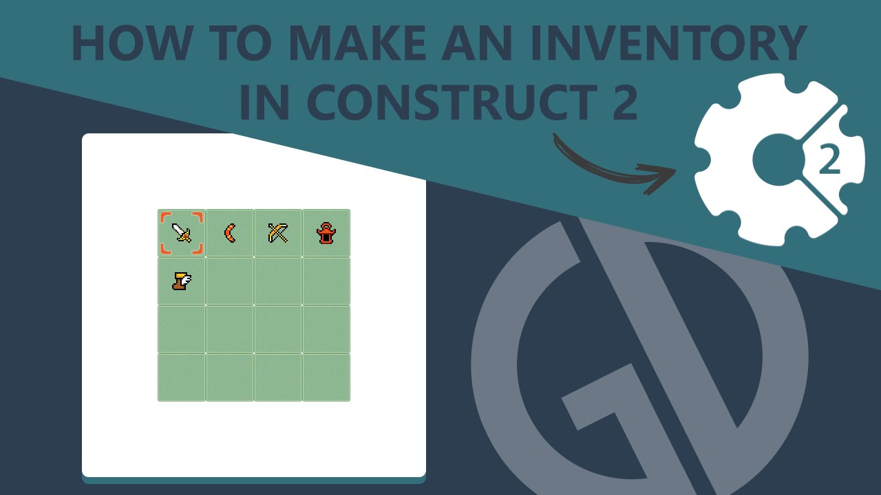how to make an inventory in construct 2