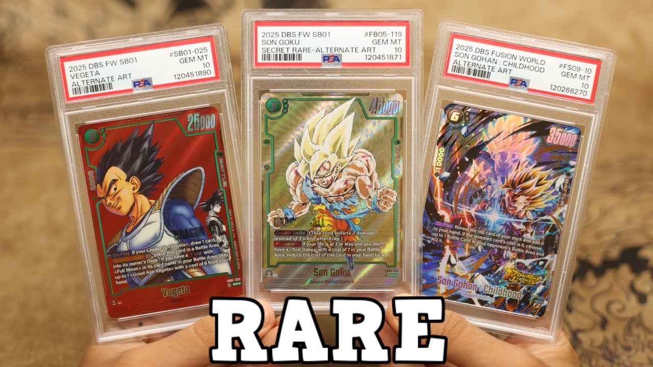 My BEST Dragon Ball PSA Graded Cards Collection!