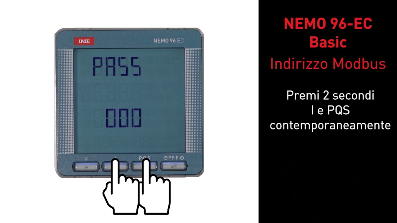 Nemo 96 EC Basic - Impostazioni