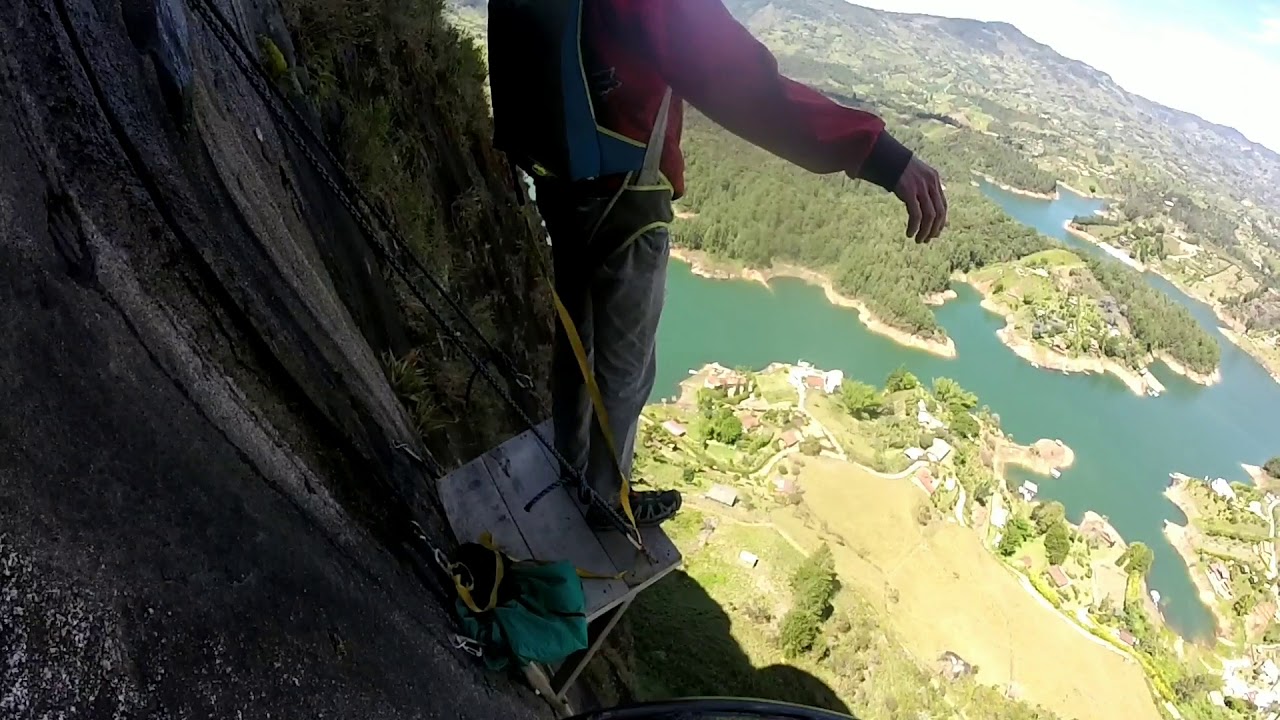 Salto Base Edison Valencia piedra del peñol Colombia