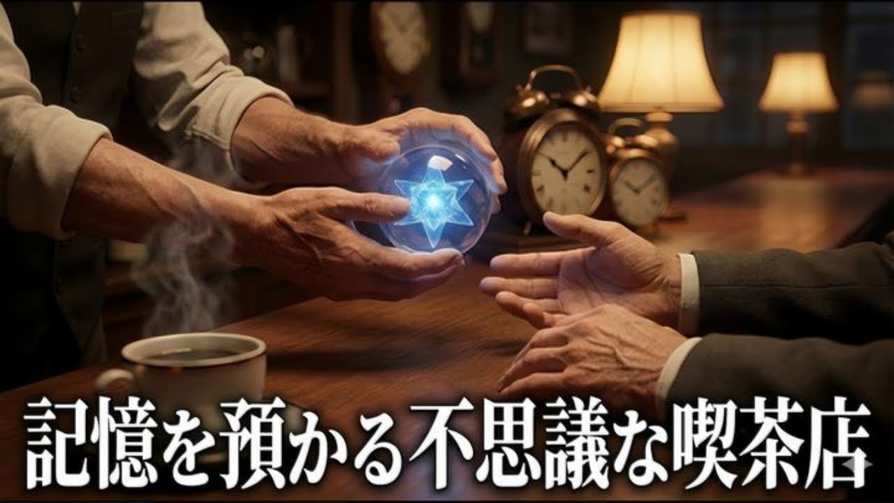 【朗読】記憶を預かる不思議な喫茶店｜睡眠導入・心温まる短編小説の朗読
