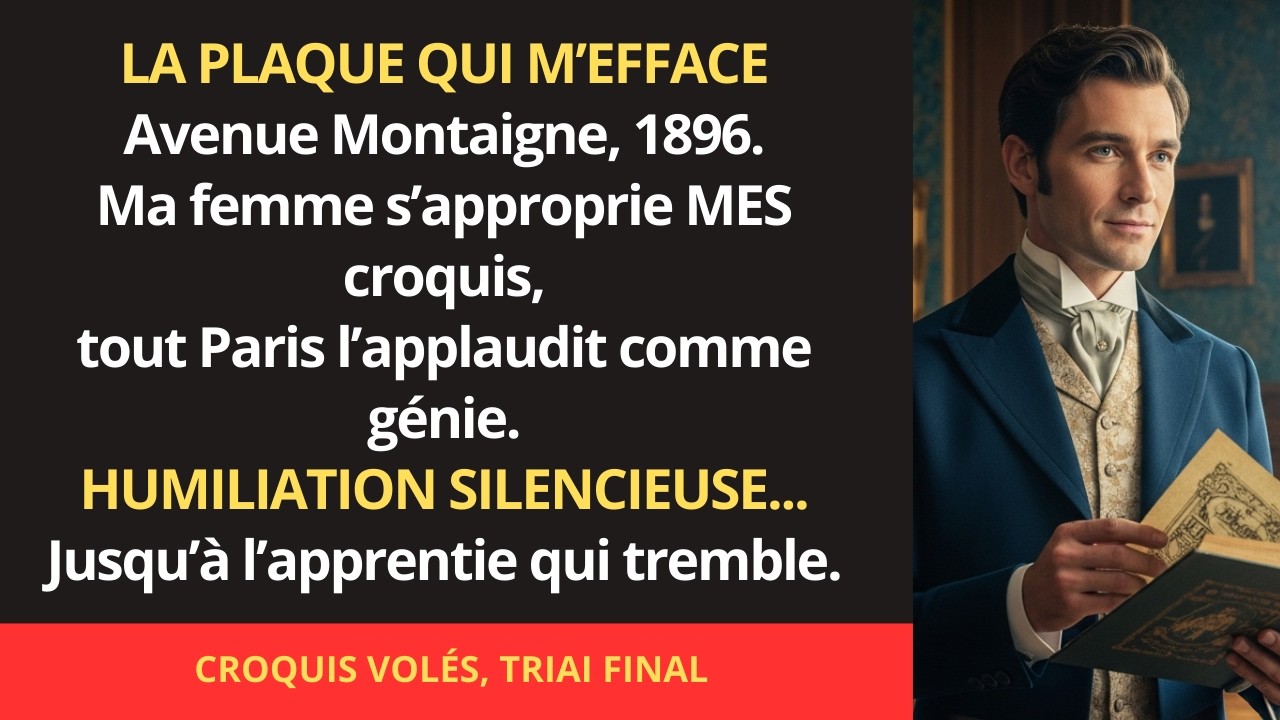 À l’atelier de ma femme, Avenue Montaigne, la plaque effaçait mon existence