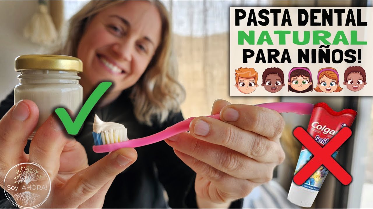 🌿🦷PASTA DENTAL NATURAL para NIÑOS!!  Saludable  y ECONÓMICA!! 💪😊 ¡Pasta dental Casera!