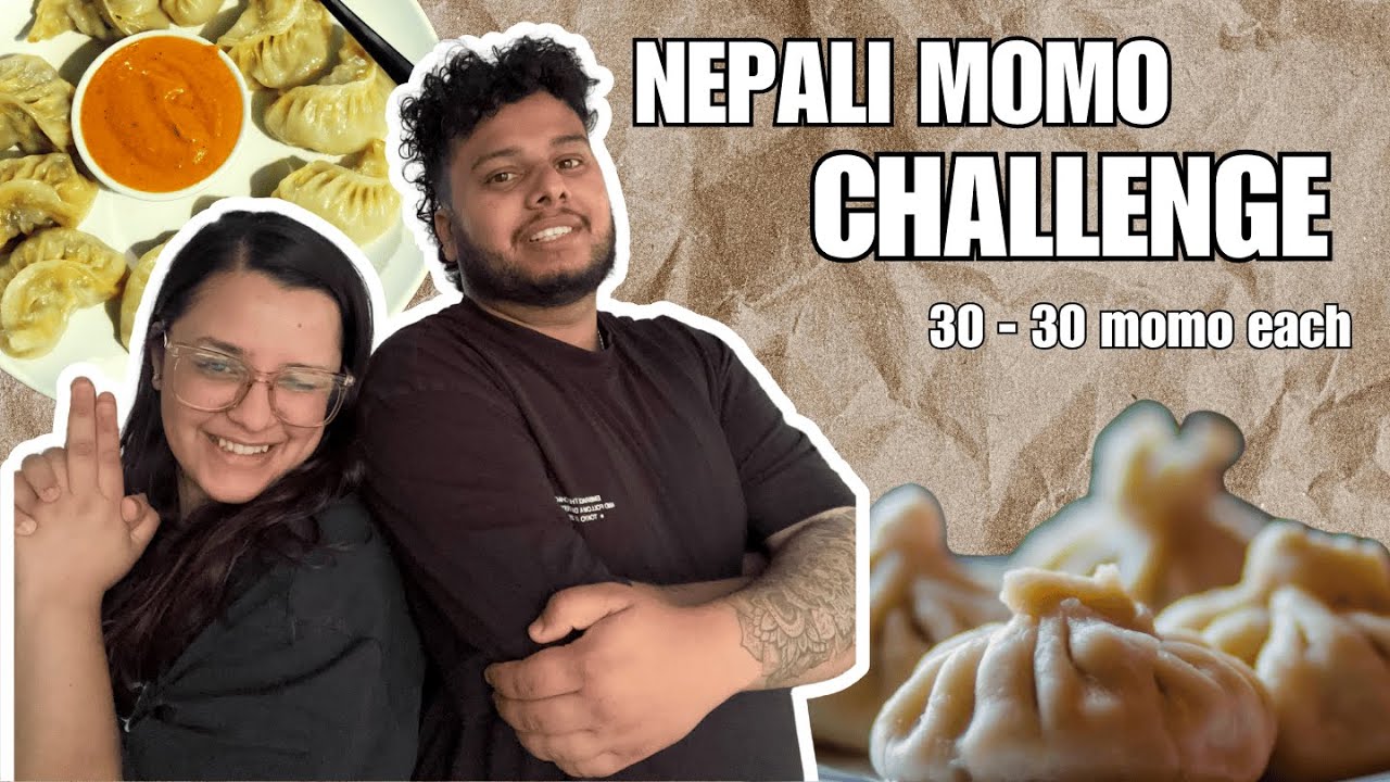 60 Pieces MOMO CHALLENGE WITH SPICY ACHAR || WHO WON??? || PUNISHMENT K DINEY????