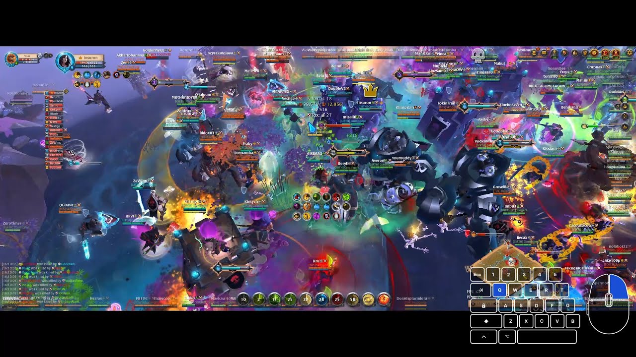 Albion Online - GIRTH vs TOS (Skoggangr & BULLDOZER) Healer POV