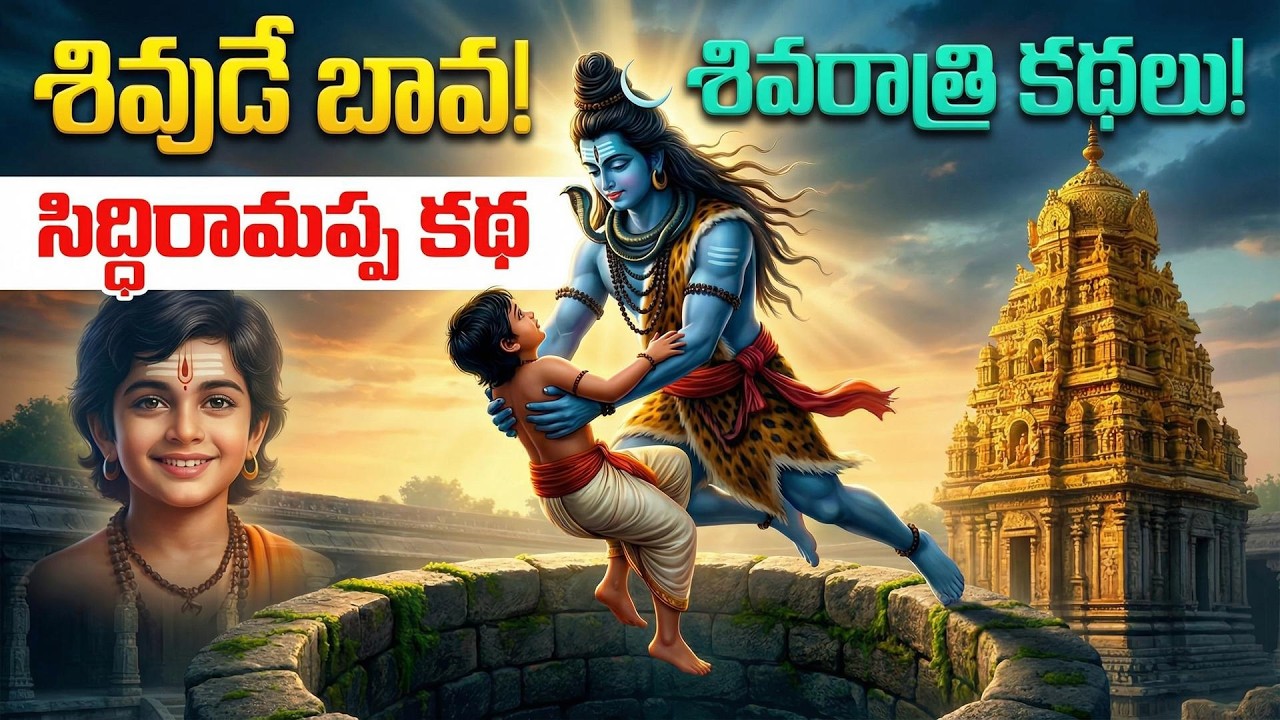శివరాత్రికి తప్పక వినాల్సిన సిద్దరామప్ప ఈ వీడియోలో కథ!  Siddaramappa katha Sivarathri telugu videos