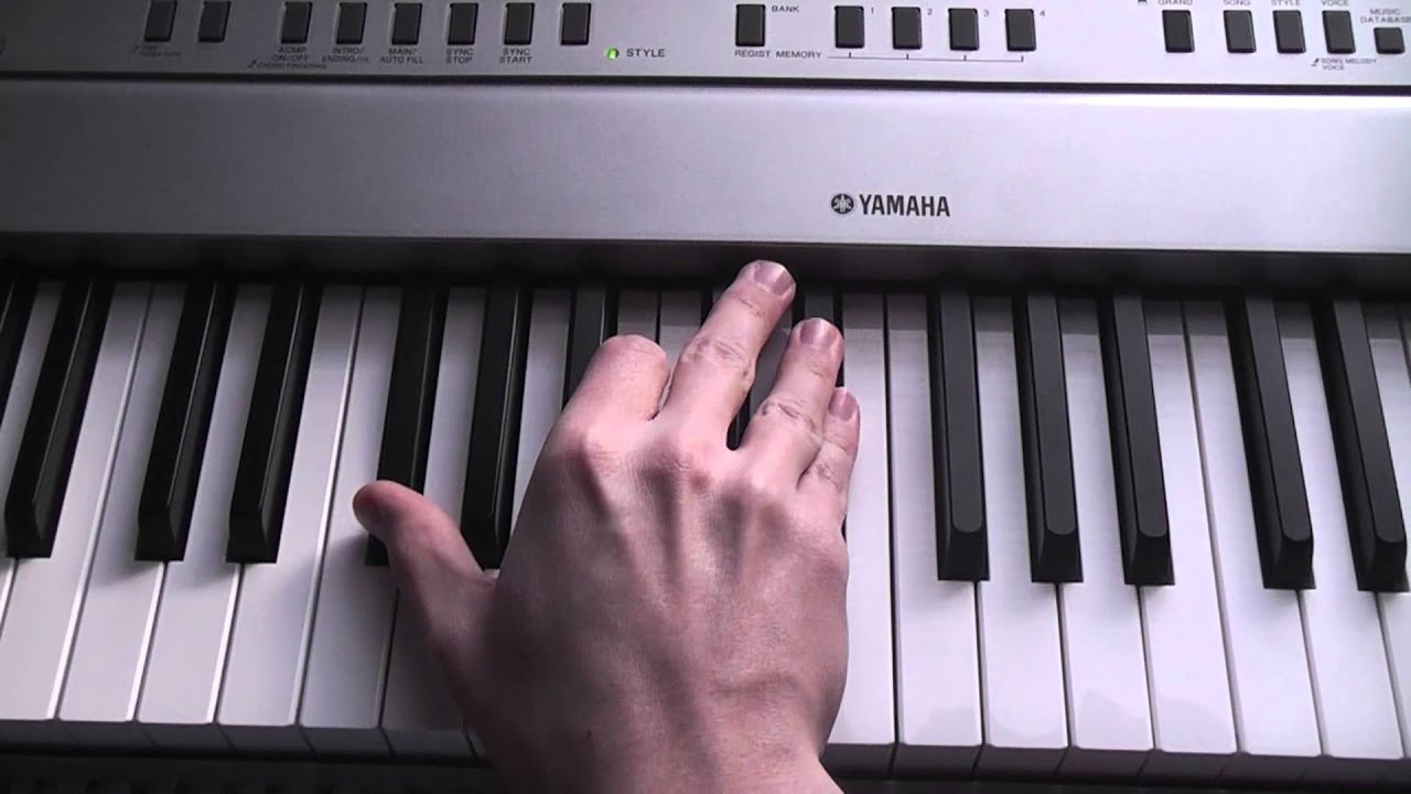 How to play Coldplay - Yellow on piano (Acoustic/Live 2012 Version)
