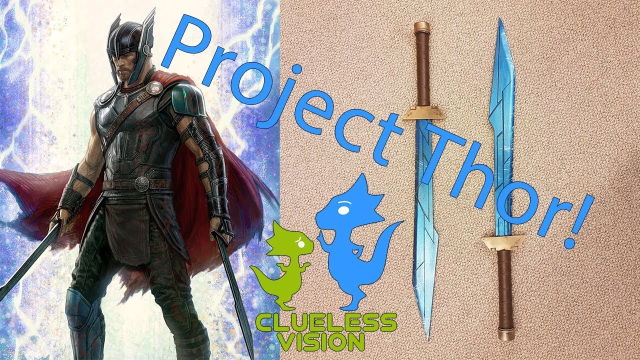 Thor Ragnarok Cosplay Part 4! Making the Swords!