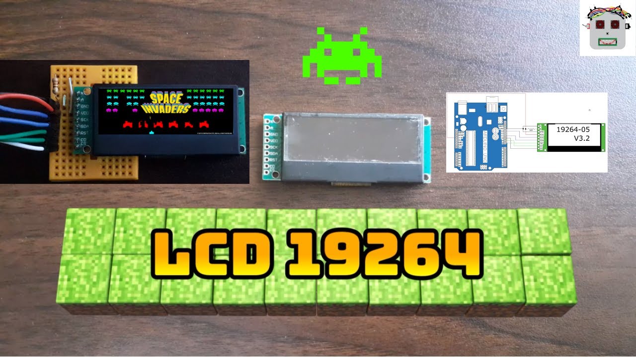 Nueva pantalla: LCD 19264 // Videojuego con Arduino // UC1609