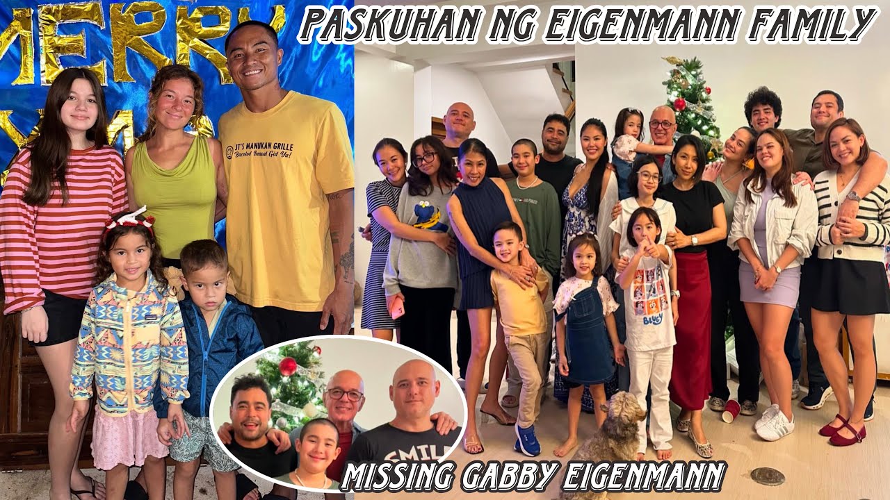 Paskuhan ng Eigenmann family kulang ang reunion wala si Gabby at Andi Eigenmann