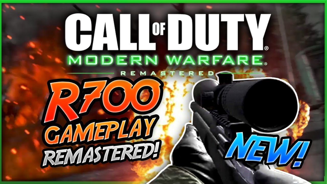 R700 SNIPER GAMEPLAY!!! | MODERN WARFARE: REMASTERED *EARLY ACCESS GAMEPLAY - Campaign