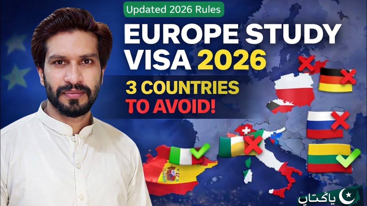 Europe Study Visa 2026: Best Countries for Pakistani Students (Avoid These 3 Countries!)