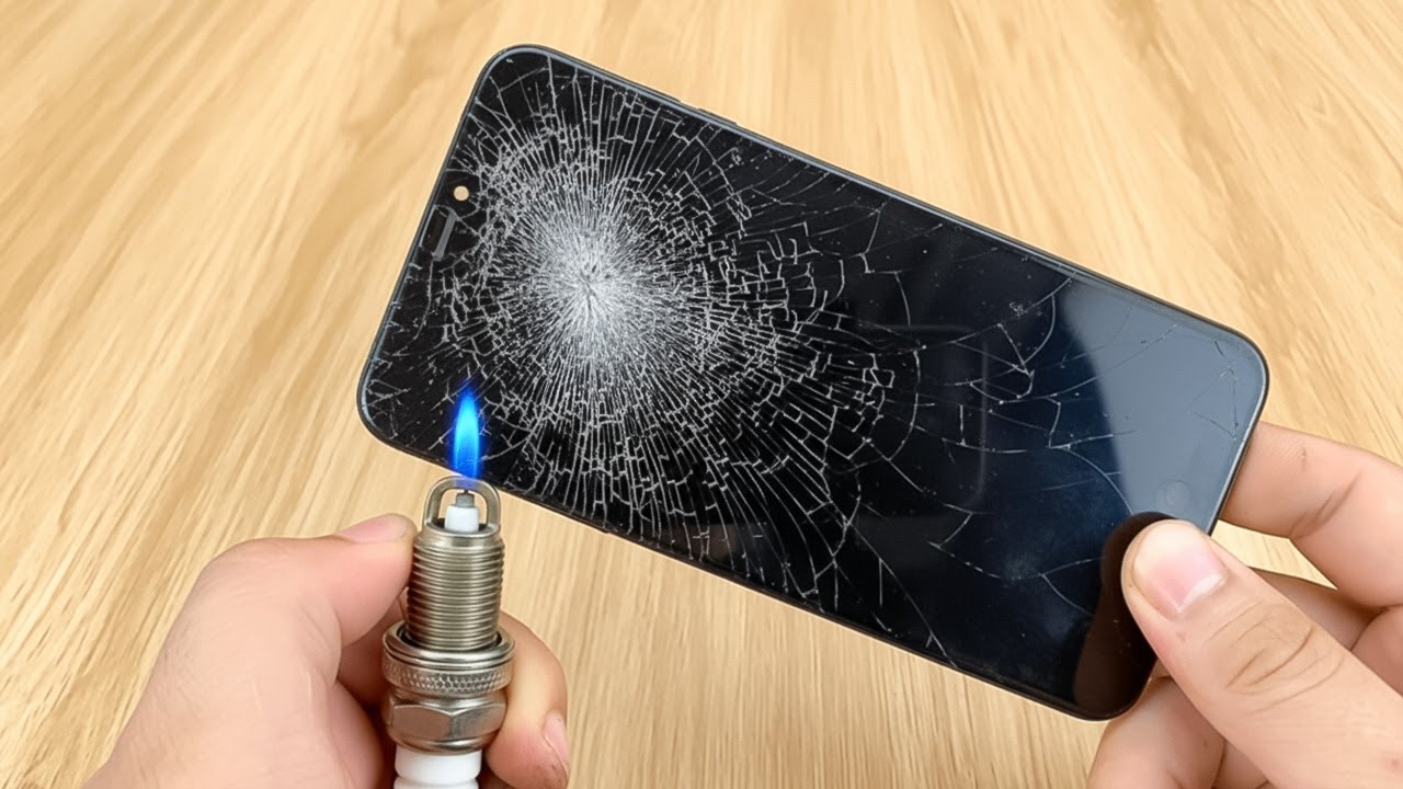 Миллионы людей не знают этот секрет😱!! Установка свечей зажигания на экран старого телефона