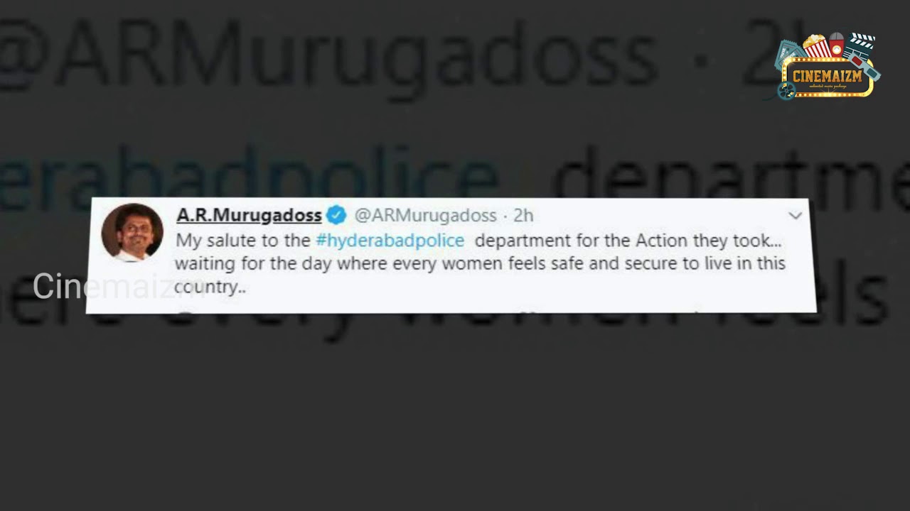 Celebrities Tweets on Disha Accused Encounter | CP Sajjanar | Cinemaizm