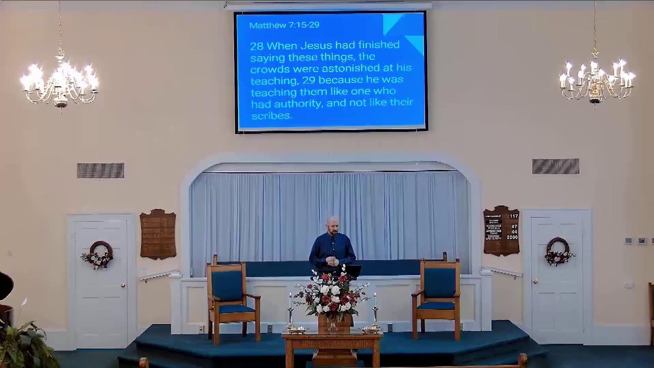 Pearce Baptist Church NC Adult Sunday School Class 1/11/26