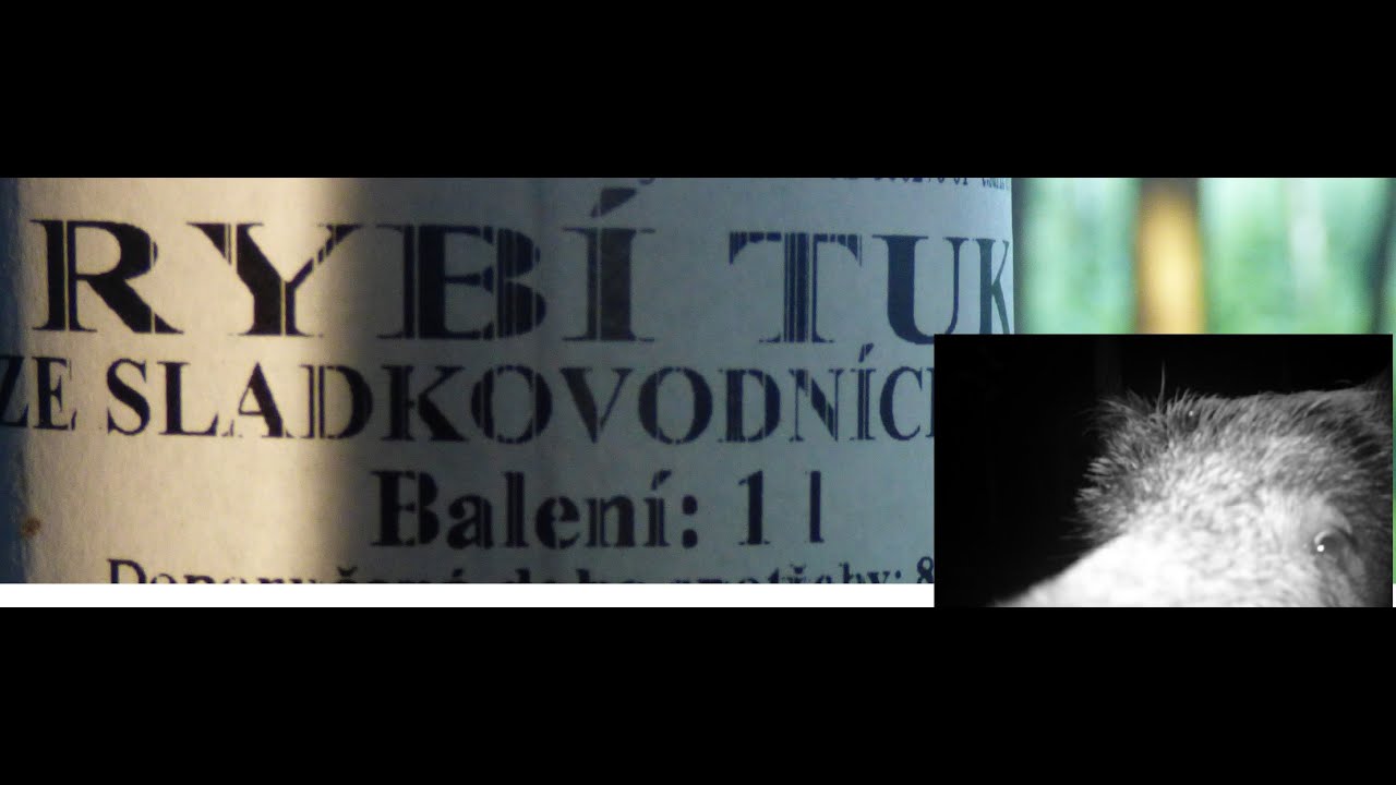 VNADĚNÍ ČERNÉ ZVĚŘE - rybí tuk/olej