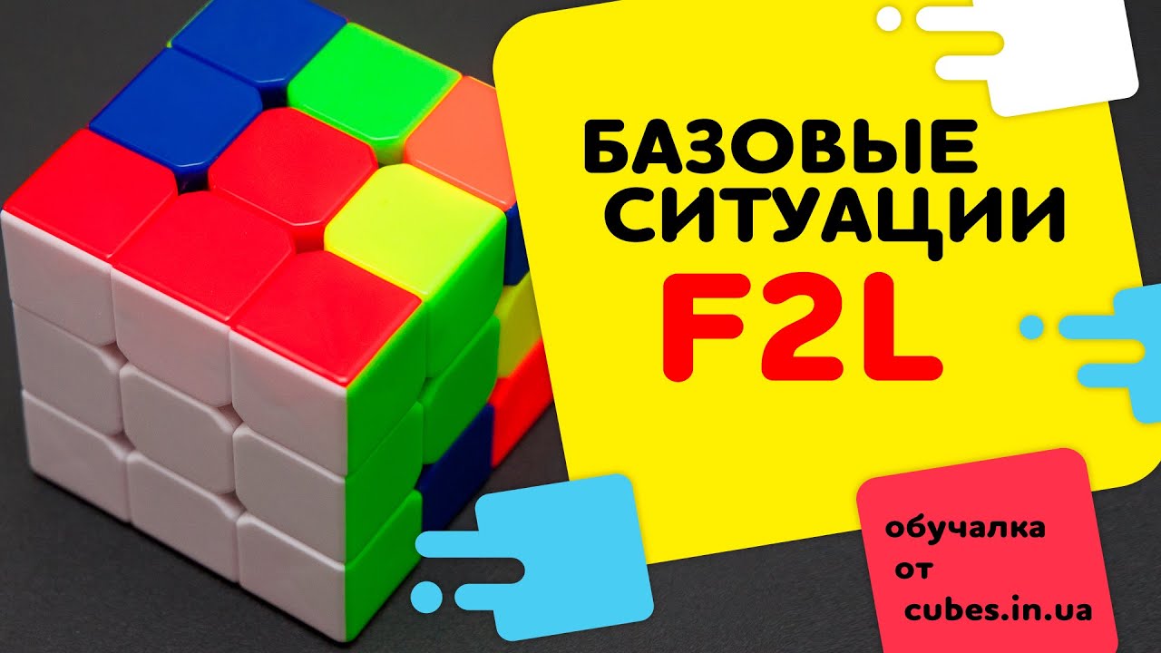 Этап 3. Базовые ситуации F2L (метод Фридрих)