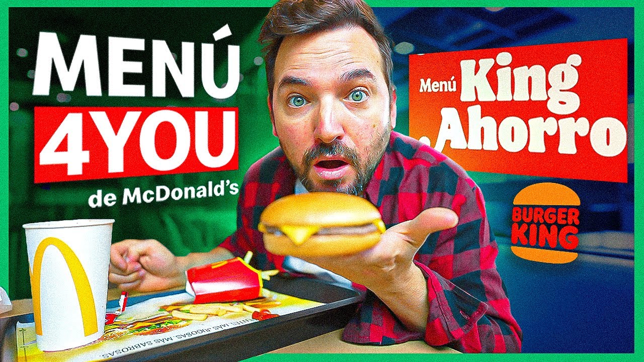 ¿CUAL ES MÁS BARATO? - MC DONALD´S VS. BURGER KING - ESPAÑA 🇪🇸