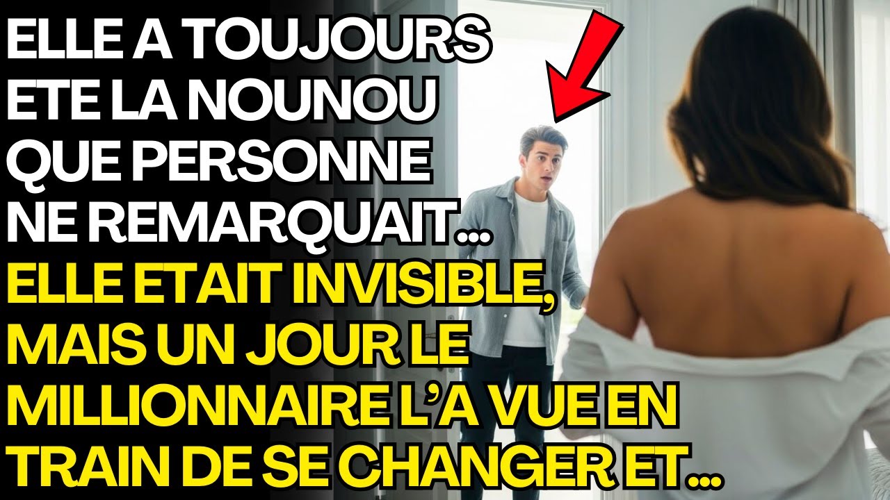 😳 ELLE ÉTAIT LA NOUNOU INVISIBLE… JUSQU’À CE QUE LE MILLIONNAIRE OUVRE LA MAUVAISE PORTE ET LA VOIT