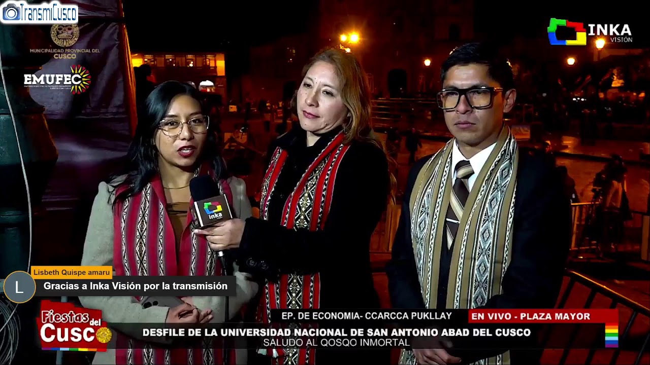 🔴UNSAAC // UNIVERSIDAD SAN ANTONIO ABAD DEL CUSCO Desfile de Danzas 2025